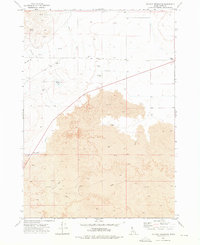 preview thumbnail of historical topo map of Butte County, ID in 1972