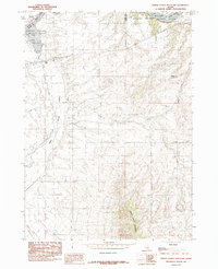 Download a high-resolution, GPS-compatible USGS topo map for North Chapin Mountain, ID (1984 edition)