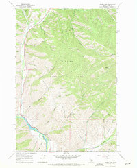 Download a high-resolution, GPS-compatible USGS topo map for North Fork, ID (1971 edition)