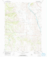 Download a high-resolution, GPS-compatible USGS topo map for Nounan, ID (1973 edition)