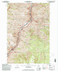 Download a high-resolution, GPS-compatible USGS topo map for Old Timer Mountain, ID (1999 edition)