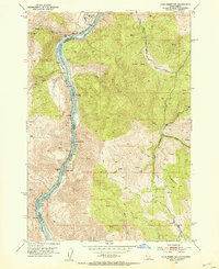 Download a high-resolution, GPS-compatible USGS topo map for Olds Ferry NW, ID (1954 edition)