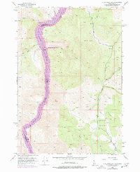 Download a high-resolution, GPS-compatible USGS topo map for Olds Ferry NW, ID (1977 edition)