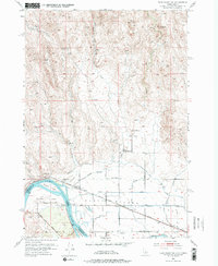 Download a high-resolution, GPS-compatible USGS topo map for Olds Ferry SE, ID (1976 edition)