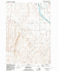 Download a high-resolution, GPS-compatible USGS topo map for Opalene Gulch, ID (1992 edition)