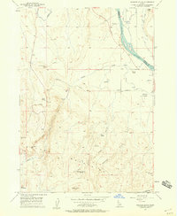 Download a high-resolution, GPS-compatible USGS topo map for Opalene Gulch, ID (1958 edition)