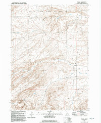 Download a high-resolution, GPS-compatible USGS topo map for Oreana, ID (1992 edition)