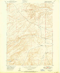preview thumbnail of historical topo map of Owyhee County, ID in 1950