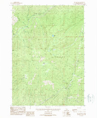 Download a high-resolution, GPS-compatible USGS topo map for Oro Mountain, ID (1988 edition)
