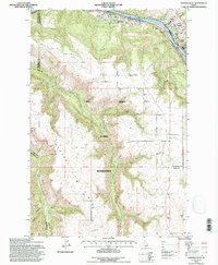 Download a high-resolution, GPS-compatible USGS topo map for Orofino West, ID (1997 edition)