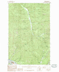 Download a high-resolution, GPS-compatible USGS topo map for Osburn, ID (1985 edition)
