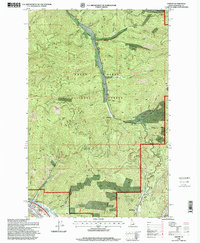 Download a high-resolution, GPS-compatible USGS topo map for Osburn, ID (1999 edition)