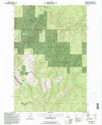 Download a high-resolution, GPS-compatible USGS topo map for Osier Ridge, ID (1997 edition)