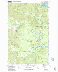 Download a high-resolution, GPS-compatible USGS topo map for Outlet Bay, ID (1983 edition)