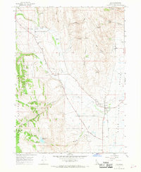 Download a high-resolution, GPS-compatible USGS topo map for Ovid, ID (1968 edition)
