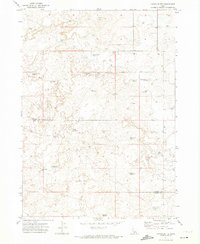 Download a high-resolution, GPS-compatible USGS topo map for Owinza Butte, ID (1974 edition)