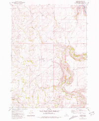 Download a high-resolution, GPS-compatible USGS topo map for Ozone, ID (1981 edition)