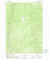 Download a high-resolution, GPS-compatible USGS topo map for Packer John Mountain, ID (1986 edition)