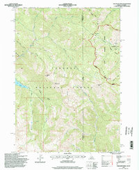 preview thumbnail of historical topo map of Bonneville County, ID in 1996
