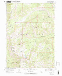 Download a high-resolution, GPS-compatible USGS topo map for Paris Peak, ID (1973 edition)