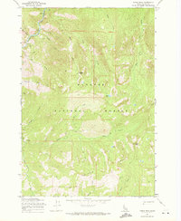 Download a high-resolution, GPS-compatible USGS topo map for Parks Peak, ID (1971 edition)