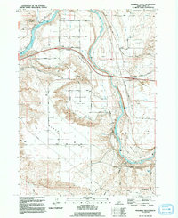 Download a high-resolution, GPS-compatible USGS topo map for Pasadena Valley, ID (1992 edition)