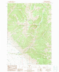 Download a high-resolution, GPS-compatible USGS topo map for Patterson, ID (1989 edition)