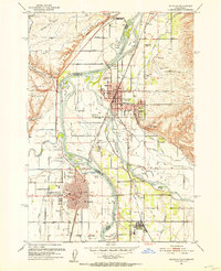 Download a high-resolution, GPS-compatible USGS topo map for Payette, ID (1953 edition)