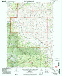 preview thumbnail of historical topo map of Adams County, ID in 2004