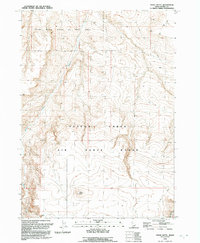 Download a high-resolution, GPS-compatible USGS topo map for Pence Butte, ID (1992 edition)