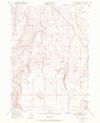 Download a high-resolution, GPS-compatible USGS topo map for Pence Butte, ID (1967 edition)
