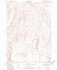 preview thumbnail of historical topo map of Owyhee County, ID in 1976