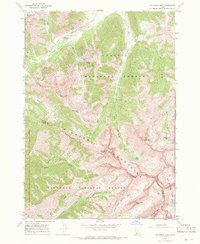 Download a high-resolution, GPS-compatible USGS topo map for Phi Kappa Mtn, ID (1971 edition)