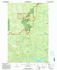 Download a high-resolution, GPS-compatible USGS topo map for Pinchot Butte, ID (1997 edition)