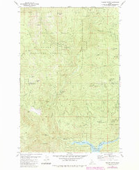 preview thumbnail of historical topo map of Shoshone County, ID in 1981