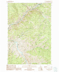Download a high-resolution, GPS-compatible USGS topo map for Pine Creek Rapids, ID (1991 edition)