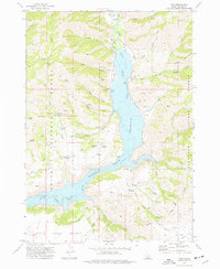 preview thumbnail of historical topo map of Elmore County, ID in 1973