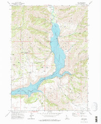 Download a high-resolution, GPS-compatible USGS topo map for Pine, ID (1977 edition)