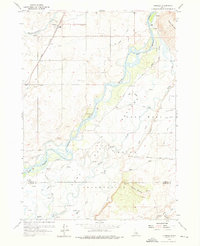 Download a high-resolution, GPS-compatible USGS topo map for Pingree, ID (1976 edition)