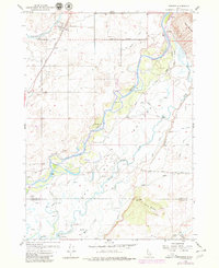 Download a high-resolution, GPS-compatible USGS topo map for Pingree, ID (1980 edition)