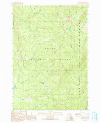 Download a high-resolution, GPS-compatible USGS topo map for Pistol Lake, ID (1991 edition)