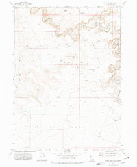 Download a high-resolution, GPS-compatible USGS topo map for Piute Basin East, ID (1977 edition)