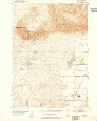 Download a high-resolution, GPS-compatible USGS topo map for Plano, ID (1953 edition)