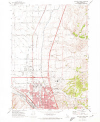 Download a high-resolution, GPS-compatible USGS topo map for Pocatello North, ID (1974 edition)