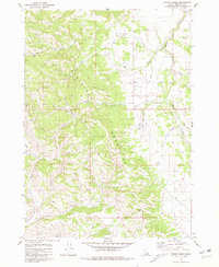 preview thumbnail of historical topo map of Bingham County, ID in 1981