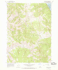 Download a high-resolution, GPS-compatible USGS topo map for Poker Peak, ID (1969 edition)