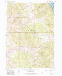 Download a high-resolution, GPS-compatible USGS topo map for Poker Peak, ID (1980 edition)