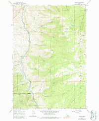 Download a high-resolution, GPS-compatible USGS topo map for Pollock, ID (1987 edition)