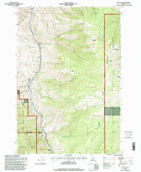 Download a high-resolution, GPS-compatible USGS topo map for Pollock, ID (1999 edition)