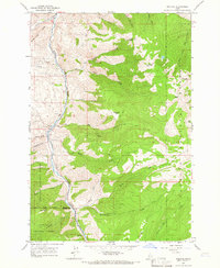 Download a high-resolution, GPS-compatible USGS topo map for Pollock, ID (1966 edition)